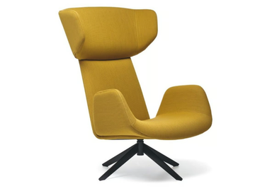 MYPLACE - Swivel wing armchair with headrest by La Cividina - view 2